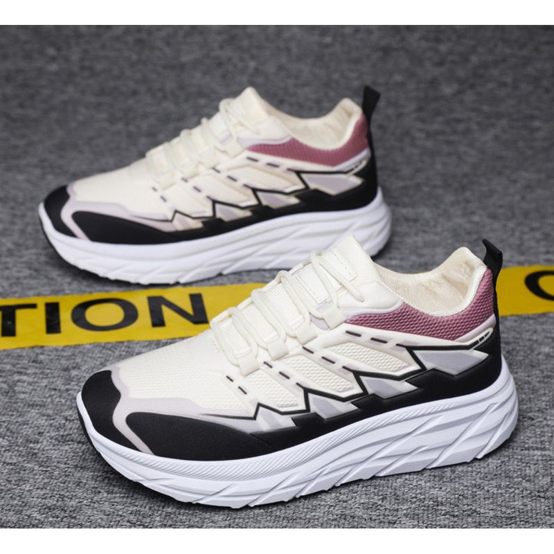 Frühling Neue 2024 Outdoor Bergsteigen Herren Freizeit Sport Leichte Laufschuhe Atmungsaktiv Dicke Sohle Papa Schuhe_voghion.com
