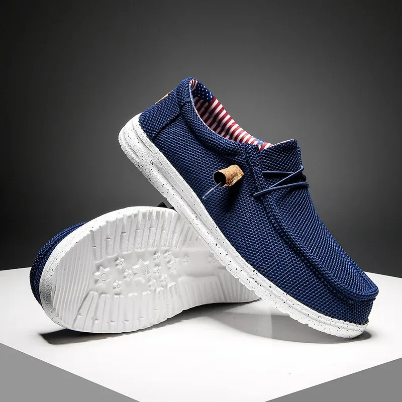 Herren Freizeitschuhe Aus Canvas, Bequeme Slipper Für Den Sommer_voghion.com