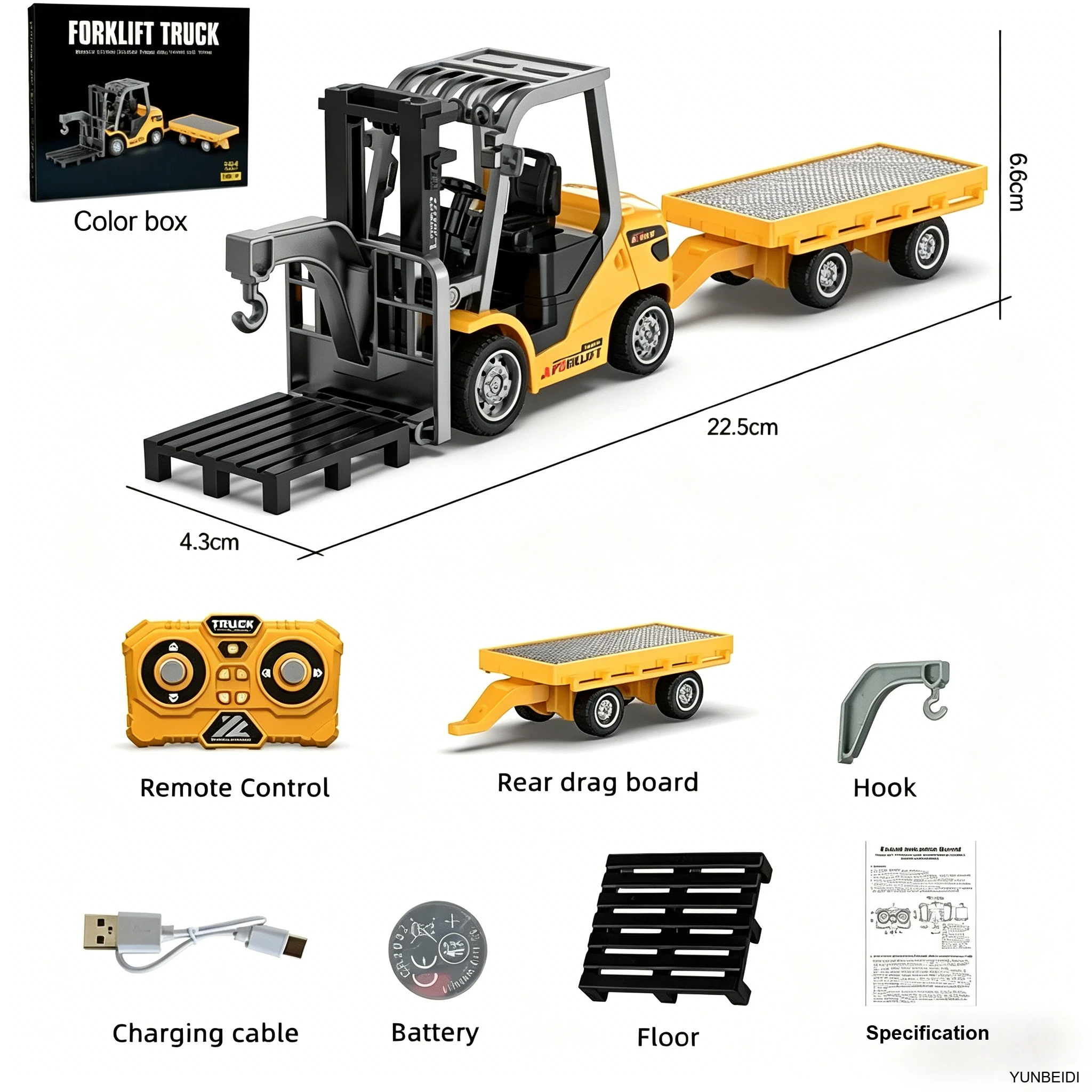 Rc Engineering Series Remote Control Vehicle Construction Toy Set_voghion.com