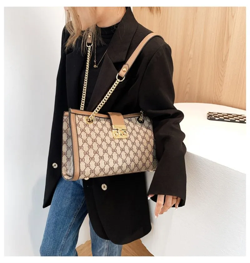 Designer Freies Verschiffen 2025 Neue Modische Tote Premium Textur Gedruckt Große Kapazität Einzelnen Schulter Unterarm Tasche Für_voghion.com