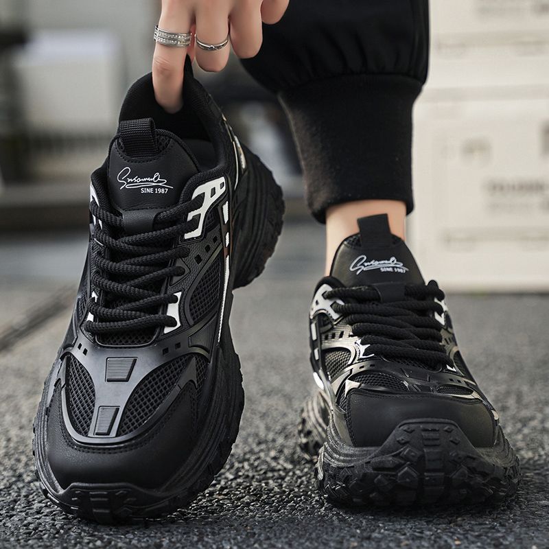 Herren Vintage Daddy Men 2024 Herbst neue Herren Sport Casual dicke Sohle Mode Schuhe_voghion.com
