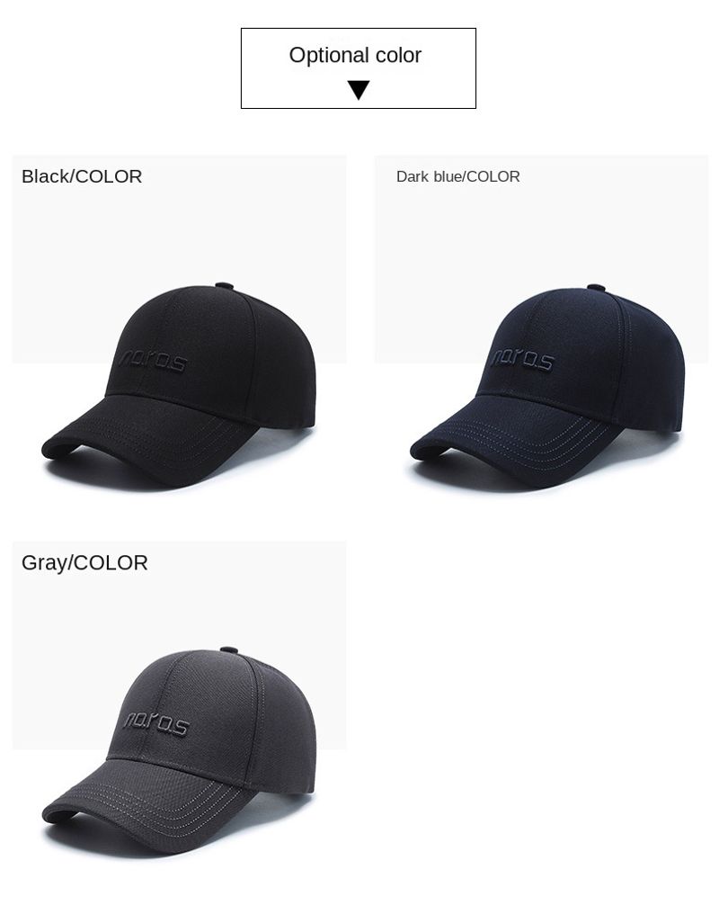 Cappello da baseball alla moda, tutto in uno, semplice, nero, casual, da uomo, con protezione solare, alla moda_voghion.com
