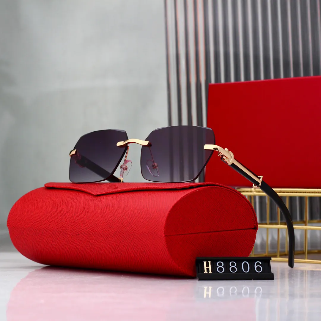 2023 Nouvelles lunettes de soleil polarisées classiques pour femmes Designer 8806 Marque Alliage Métal Polaroid HD Verre Trempé Lentille Rétro Soleil_voghion.com