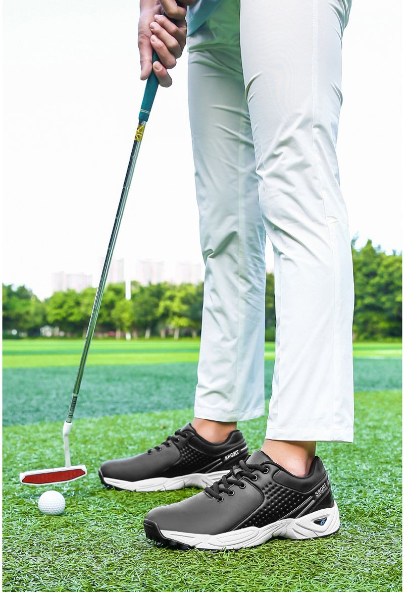 Letnie wygodne nowe trampki męskie młodzieżowe Strolg golfowe casualowe buty sportowe na świeżym powietrzu trendy_voghion.com
