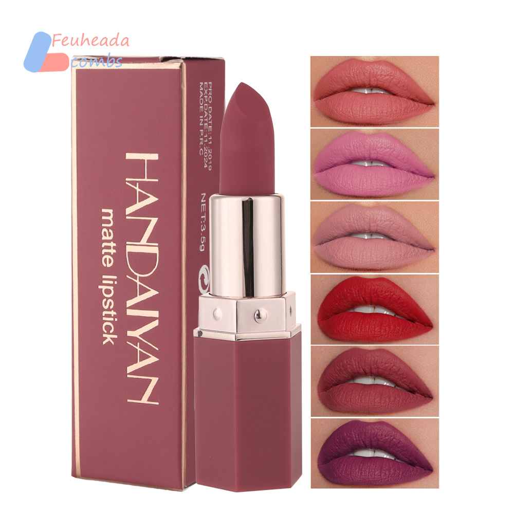 Labial mate resistente al agua de larga duración para mujer_voghion.com