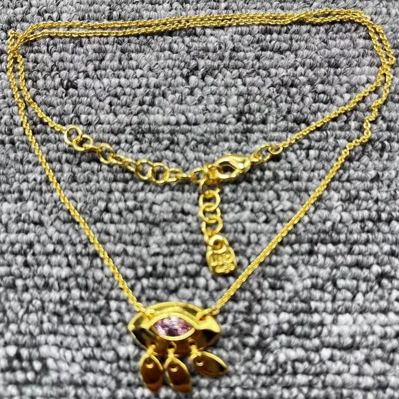 Catene 2024 U NOde50 Moda Elettrolitico Argento 14K Oro Delicata Collana Gioielli Regalo di Festa_voghion.com