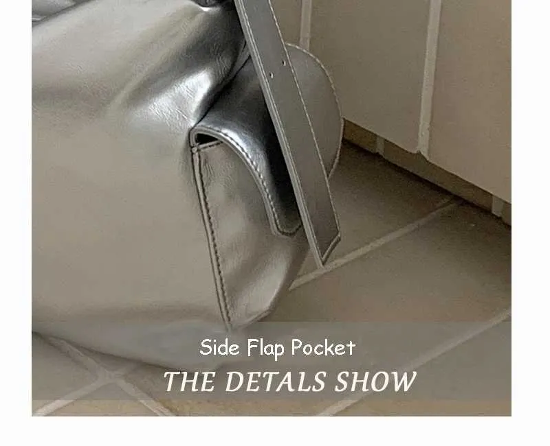 Women's Large Capacity Leather Shoulder Bag For Daily Commute_voghion.com
