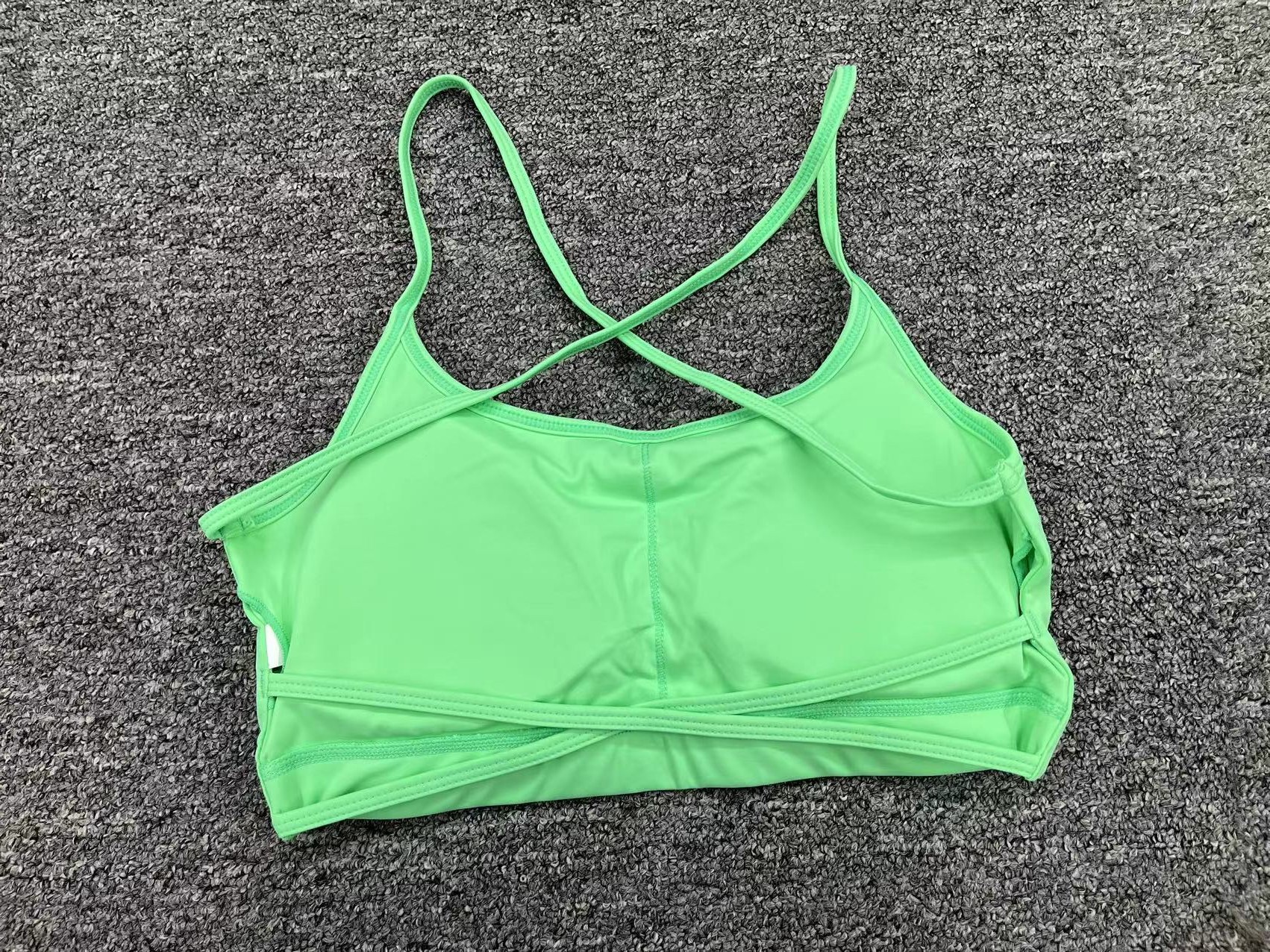 Quick drying, breathable, nude running sports bra, beautiful back, fitness top, yoga suit for women_voghion.com