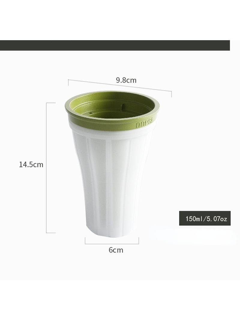 150ml Ice  Slushy Maker Cup，Summer Silicone Slushy Cup  Maker Cup Smoothie Making Container，Ice Cream Maker Quick Cooling Cup_voghion.com