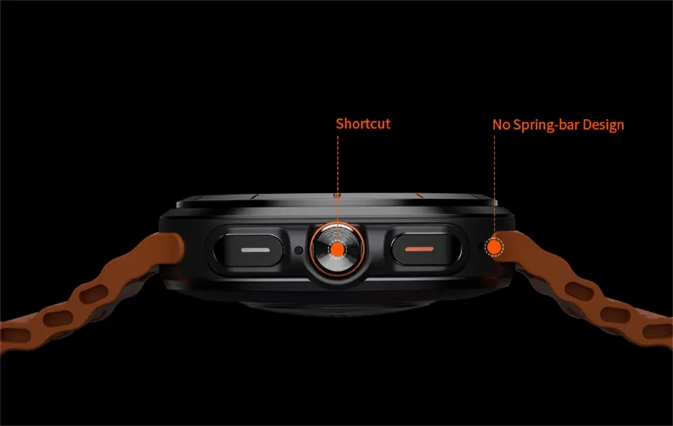 Herr smartwatch med bluetooth samtal amoled skärm och gps_voghion.com