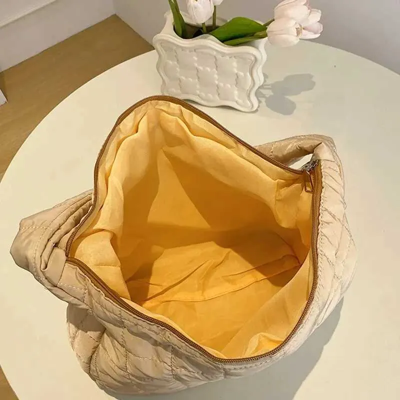 Borsa a tracolla monospalla ricamata a tinta unita da donna alla moda, a quadri, grande capacità, per pendolari, Ba241022_voghion.com