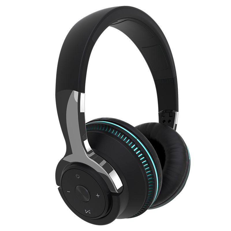 Az új H2 határokon átnyúló fejre szerelhető bluetooth vezeték nélküli vakító színű, könnyű, basszus, összecsukható teleszkópos kártyafejhallgató_voghion.com