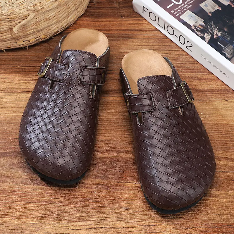 Men's Muller Slippers Versatile Four Seasons Casual Shoes_voghion.com