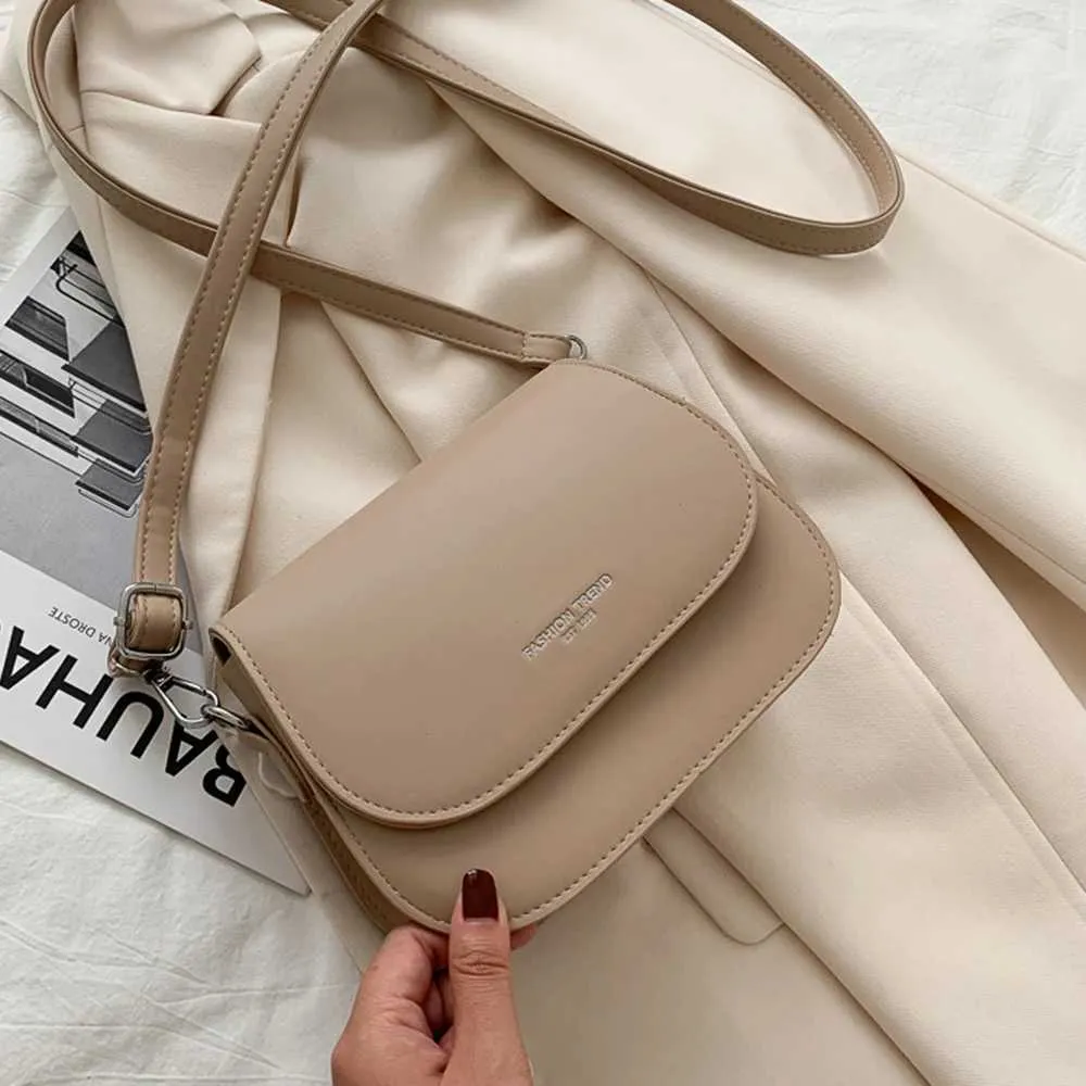 PU kožená dámská taška přes rameno módní jednobarevná mini temperamentní klopová kabelka elegantní dámská crossbody taška psaníčko_voghion.com