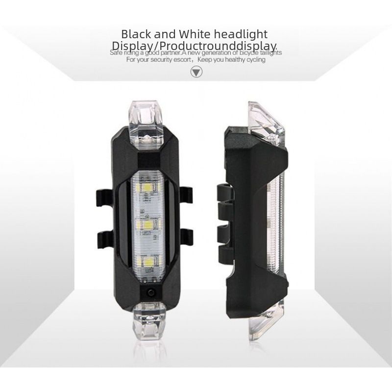 Robustes USB-Fahrradrücklicht für Nachtfahrten_voghion.com