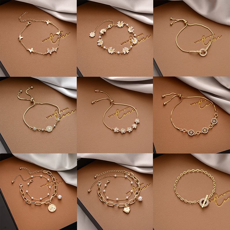 Hot Selg Versatile Pearl Female Instagram Style, Niche, High-end Feel, Titanium Steel Couple Bracelet, And Bracelet_voghion.com