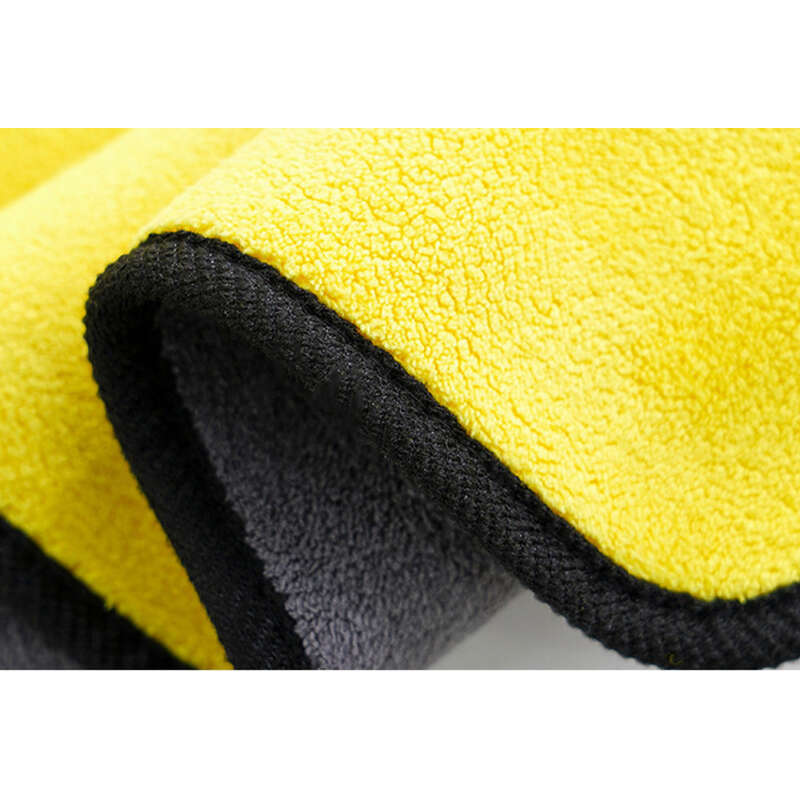 Superficie a doppio spessore per auto, pile di corallo assorbente, asciugatura rapida, pulizia, asciugamano per autolavaggio_voghion.com
