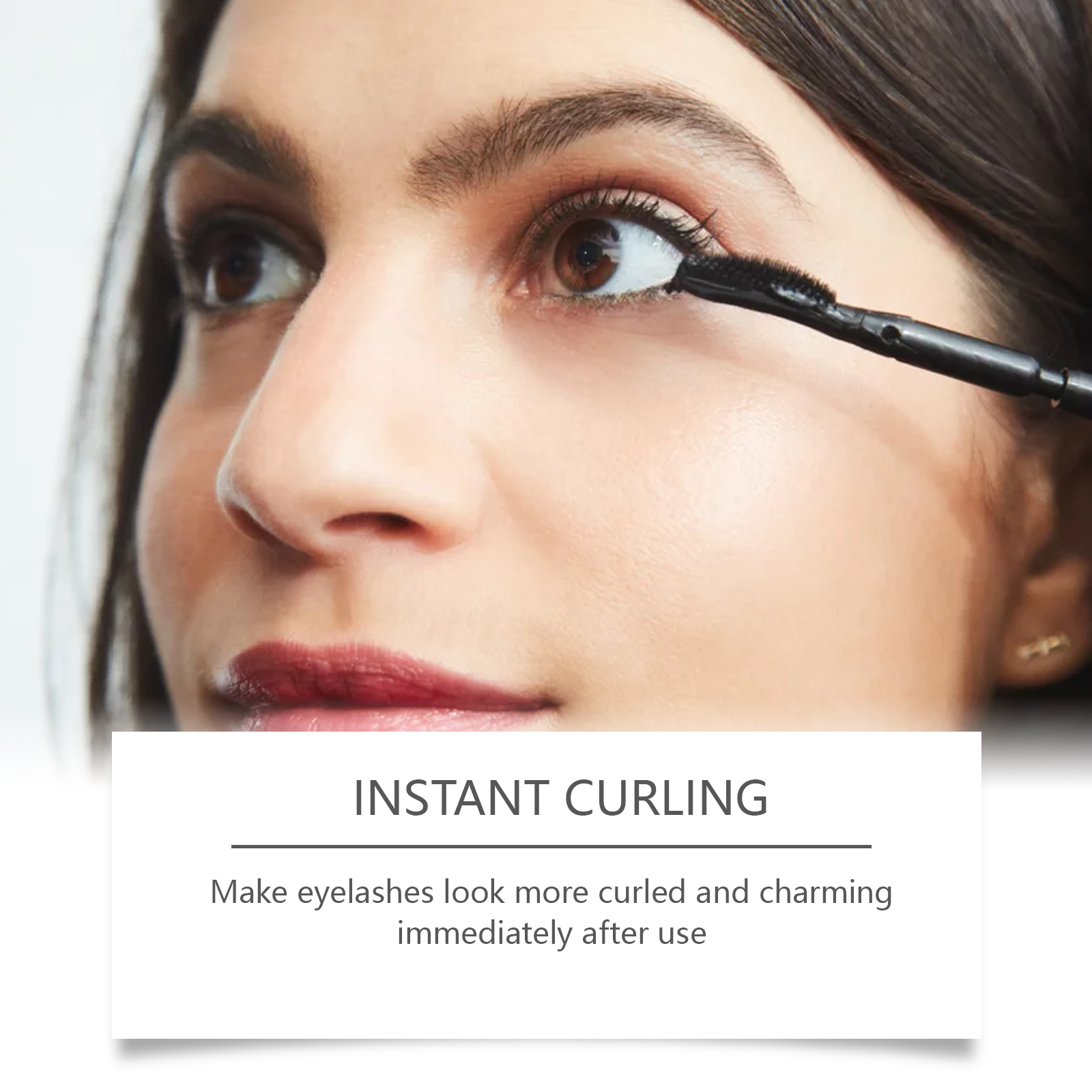 Zephoco Brown Curl Mascara Natuurlijke look Langdurige, veegvaste, dagelijkse, voedende formule_voghion.com