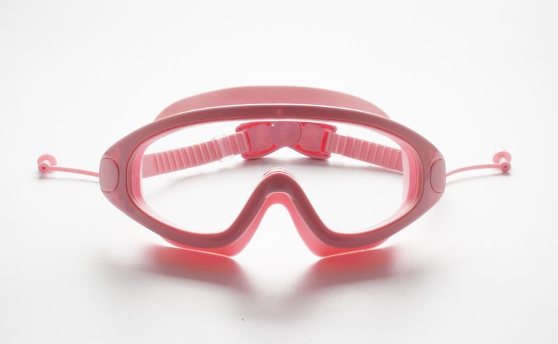 Schwimmen Erwachsene große rahmen galvanisierte wasserdichte anti-beschlag einteiliges ohrstöpsel Große vision schutz schwimmen_voghion.com