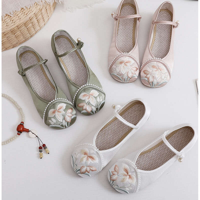 2025 Lage Hak Stijl Enkel Geborduurde Schoenen_voghion.com