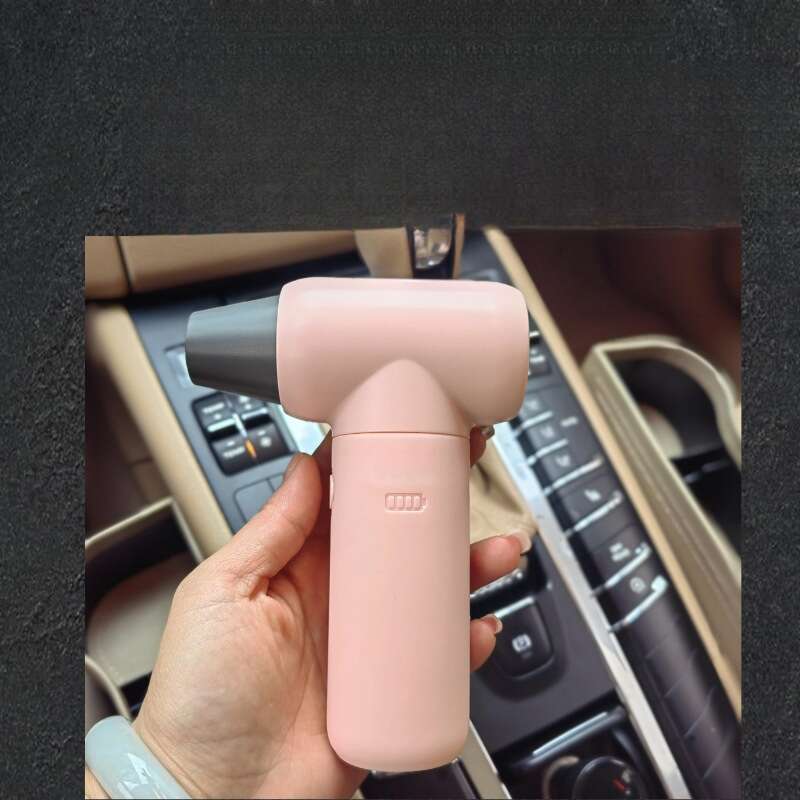 Mini sèche-cheveux puissant à grande vitesse, souffleur de poussière portatif extérieur, turboréacteur sans fil, aspirateur de voiture_voghion.com