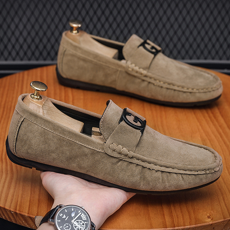 2025 Dou Herren Frühling Neue Passform Lazy One Step Weiche Sohle Fahren Casual Single Lefu Schuhe 36C2_voghion.com