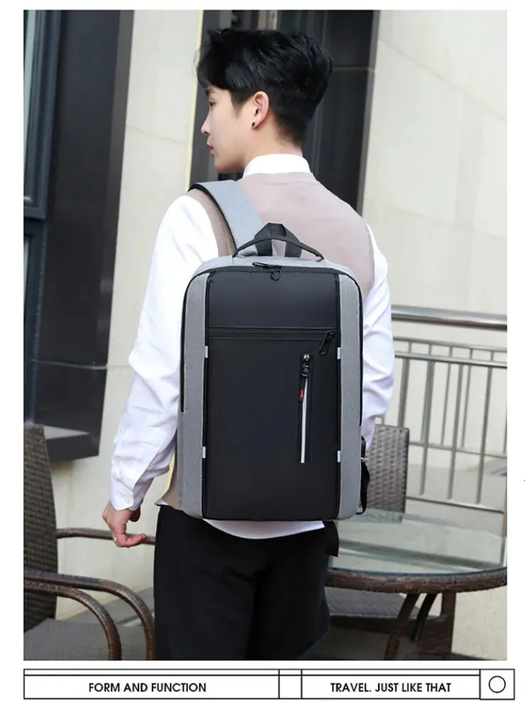 Uomo Borsa da bici sportiva con tracolla multifunzione, con serratura a password, impermeabile, porta di ricarica USB, antifurto, petto BA_voghion.com