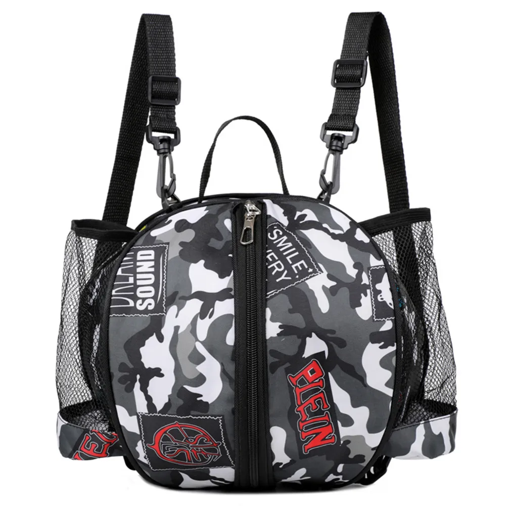 Outdoor Sports Shoulder Soccer Bags Training Equipment Storage Mesh Side Two-way Open Ball Bag Volleyball Basketball_voghion.com