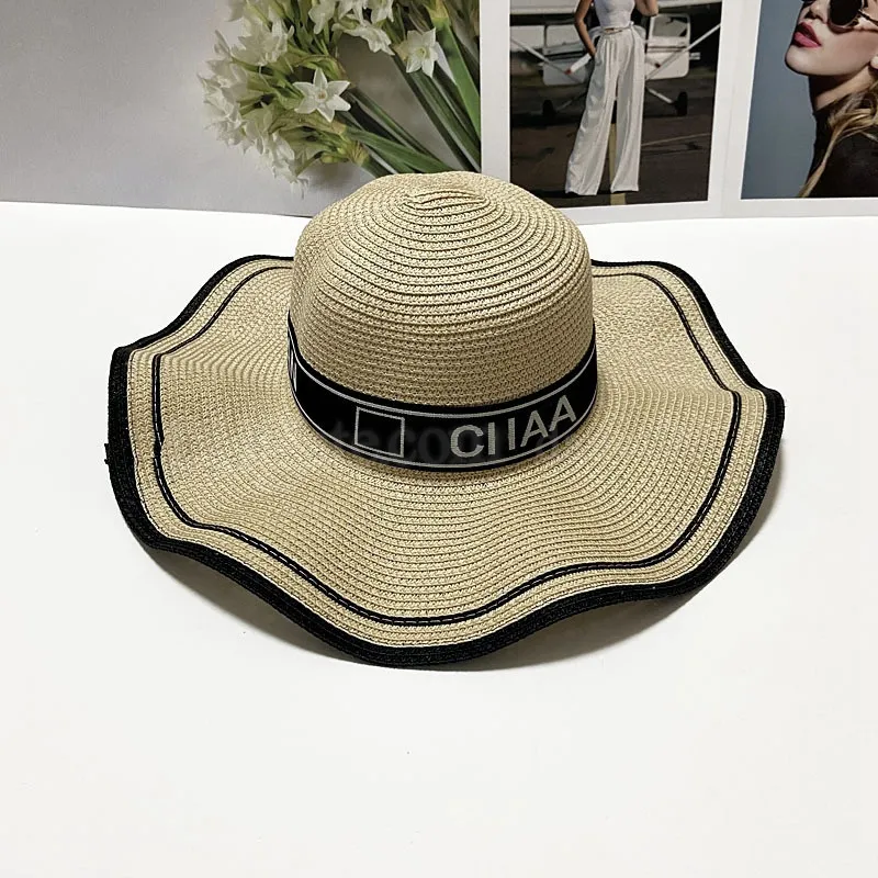 Atkı Setleri Kovboy Kova Şapka dalga Rahat Unisex Şapkalar Kadın Tasarımcı Şapkalar Sokak İçin Kot Baskılı Uygun Şapka Düz üst_voghion.com