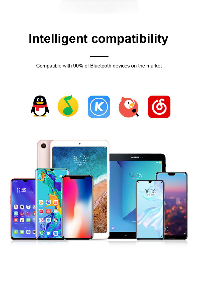 Wireless Bloototh Kids Earbuds With Charging Case 36H Playtime Sport Stereo Earphones For Iphone And Android_voghion.com