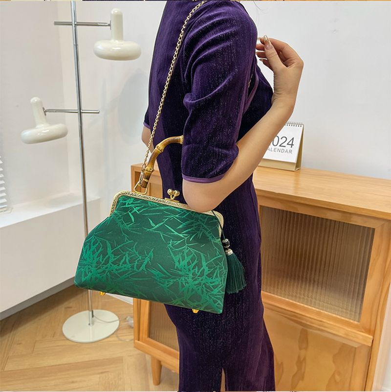 Borsa a tracolla da donna con manico in bambù, regalo in oro cheongsam, borsa da donna cinese in stile antico_voghion.com