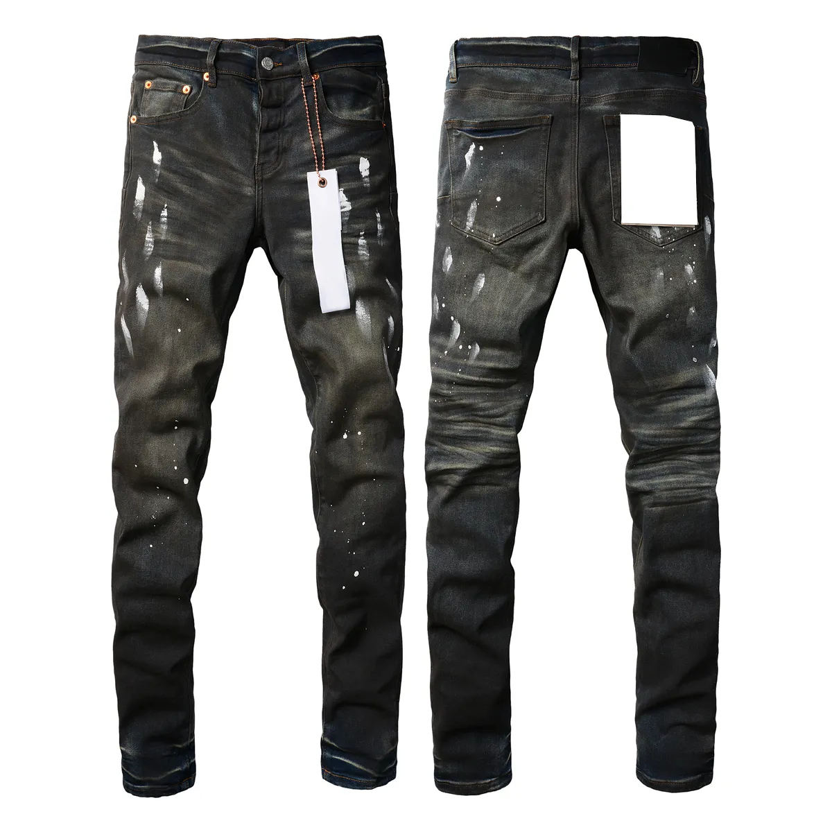 Hochwertige Jeans für Herren, modisches Design, zerrissene Biker-Jeans für Damen, Denim-Cargohose für Männer, schwarze Hose_voghion.com
