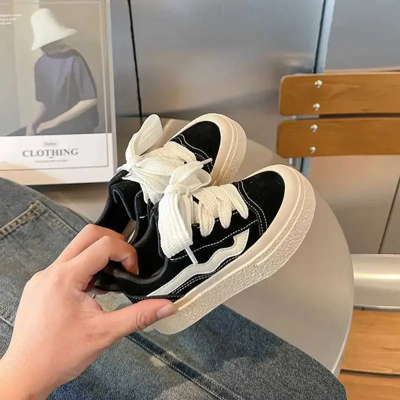 Boys and Girls Canvas School Performance Baby Biscuits Bottom Breathable Childrens Shoes M241016_voghion.com