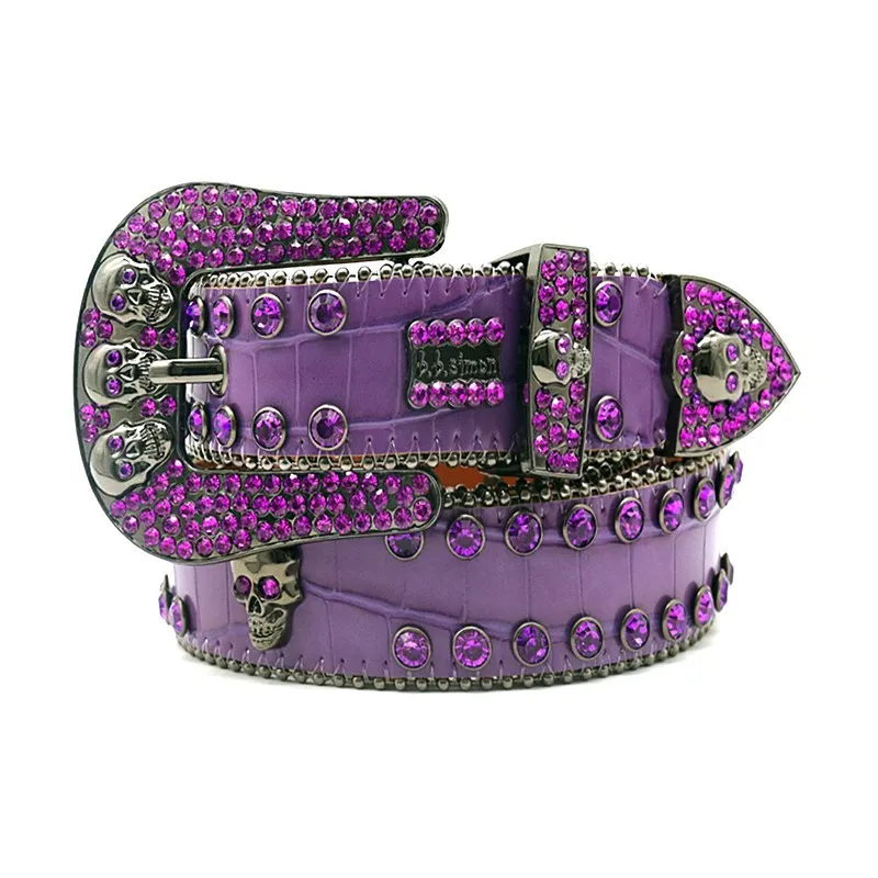 Kristall S Frau Nieten 3,8 cm Herren Gürtel Mode Simon Designer Mann Leder Breite Diamant für Rock Bling Bb Casual Lady_voghion.com