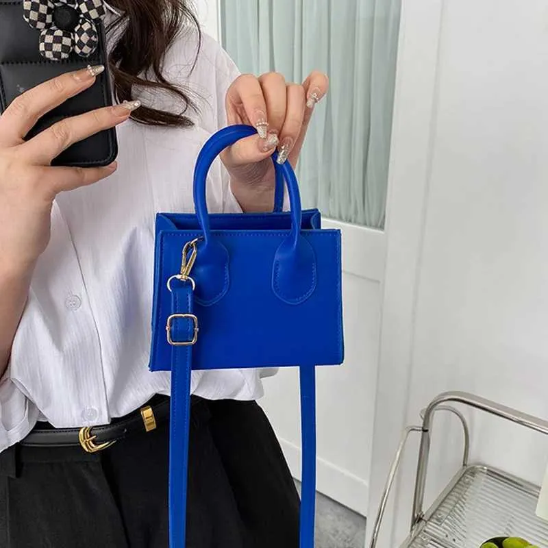 Geantă de umăr Gusure Mini Square pentru femei, tip crossbody, din piele PU, tip messenger, de designer_voghion.com