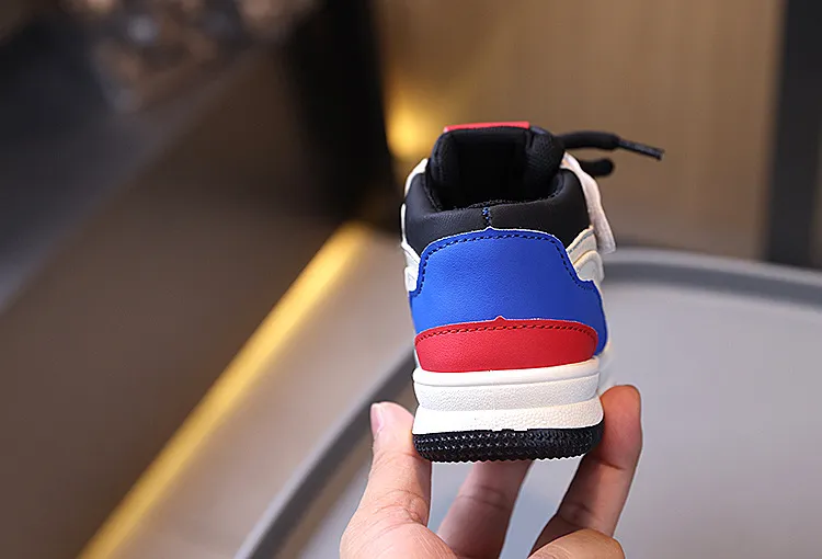 Kids Fashion High Top Casual Sport Girls Boys Youth Non-slip Board Shoes Autumn New Soft Sole Littlesprouts Toddler_voghion.com