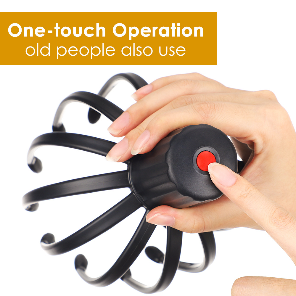 12 multifunctional electric head massager intelligent meridian unblocking massage claw_voghion.com