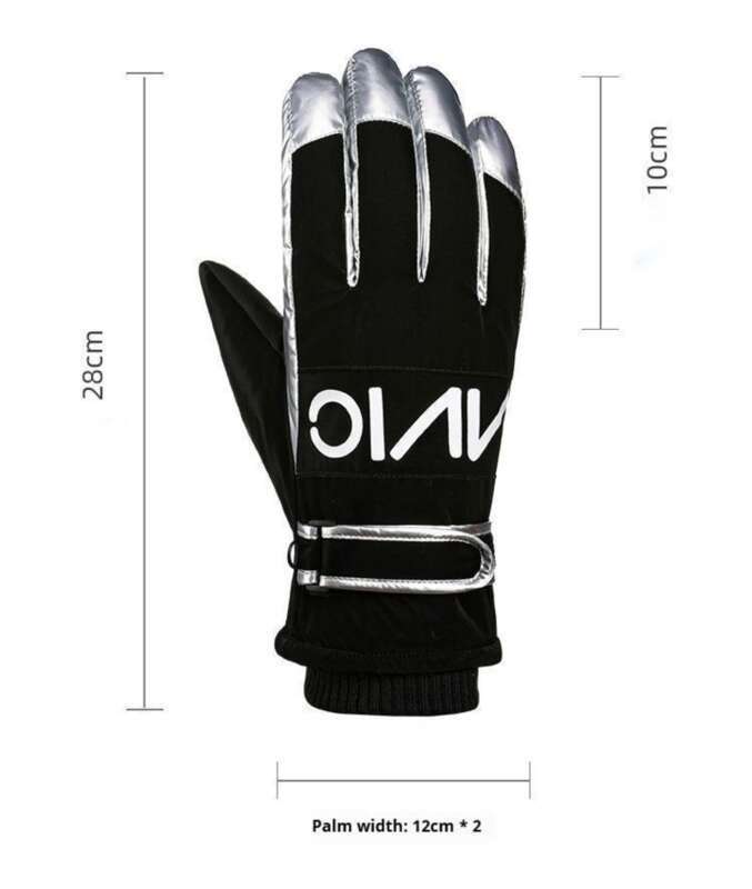 【 23000 People Collection 】 Skiing Gloves For Men, Handsome Plush, Thick Windproof Waterproof, Adult Cold Proof And Warm_voghion.com