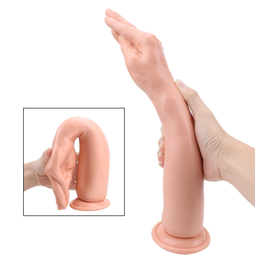 Yetişkin Ürünleri Süper Büyük Silikon Erotik Seks Oyuncakları Kadın Erkek Eşcinsel Yapay El Şekli Popo Doldurulmuş Yapay Penisler Anal Fiş İçin_voghion.com