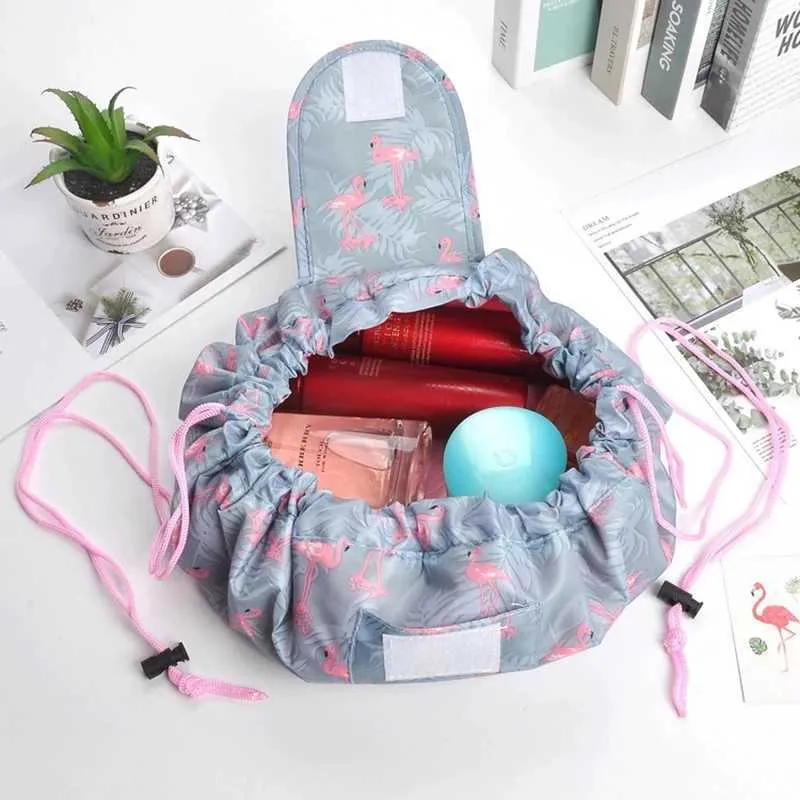 brushed storage organizer Womens makeup bag portable travel toilet essential beauty box Y241023_voghion.com