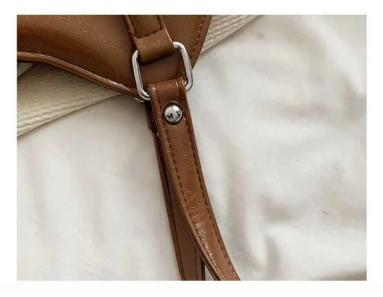 Sacs à bandoulière en cuir PU solide pour femmes, sacs de loisirs de grande capacité pour les déplacements féminins, sacs sous les bras avec étoiles et appliques, poignée_voghion.com