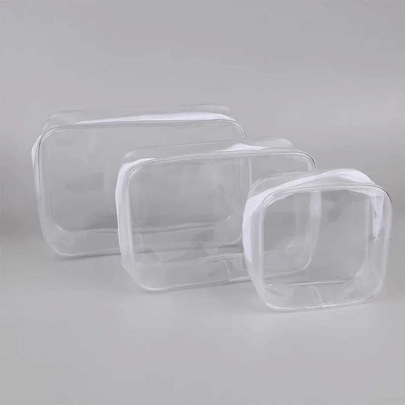 1Pc Moda Trasparente Viaggio Portatile Mini Lavanderia Storage Donna Cerniera Organizzatore Borsa per il Trucco Y241023_voghion.com