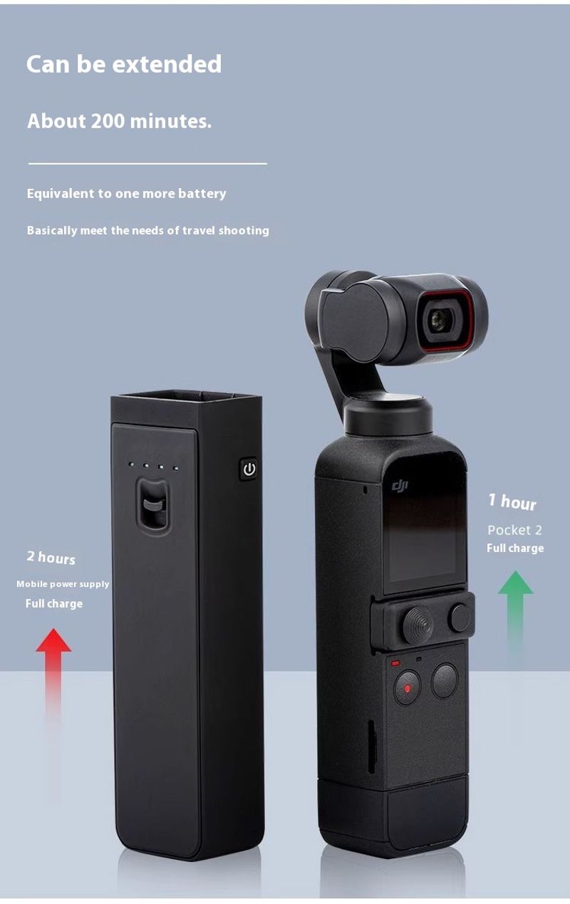 STARTRC ass gëeegent fir DJI Pocket 2/1 Sportkamera, portable Bank, Handheld Batterie a Powerbank_voghion.com