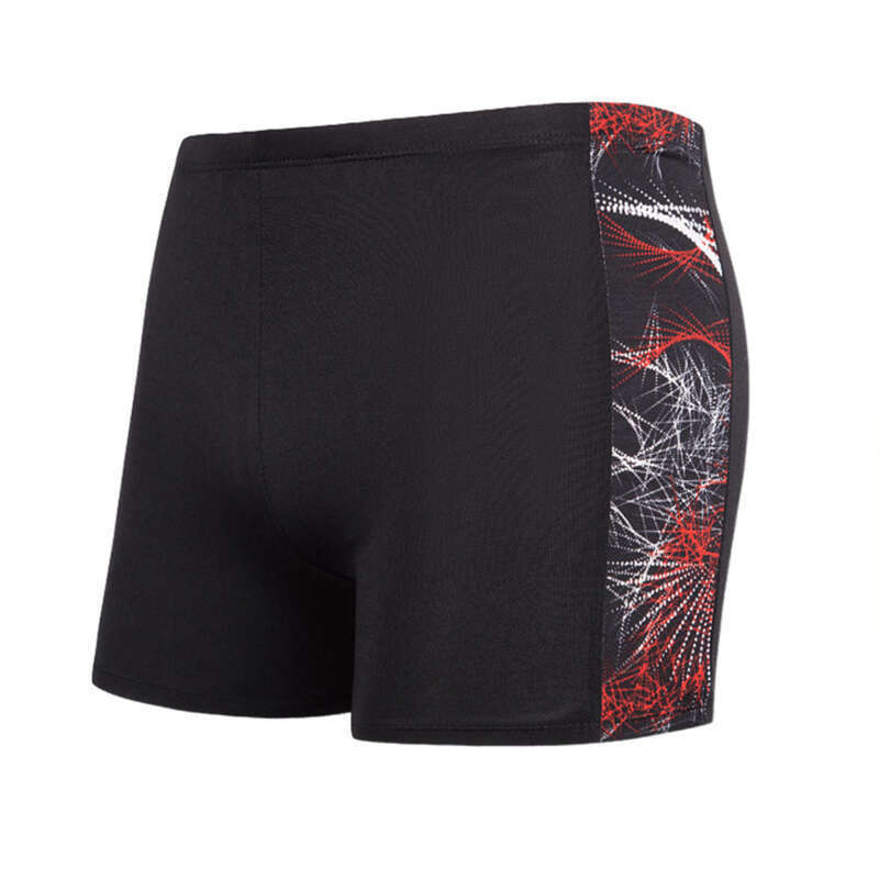 Costume da bagno da uomo con stampa alla moda e angoli piatti, taglie forti, pantaloni da ragazzo grasso, 300 libbre_voghion.com