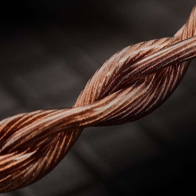 CVJ VS400 Kabelgebundenes Kopfhörer-Upgradekabel, 400-adrig, austauschbarer Stecker, 2,5–3,5–4,4 mm, symmetrisches geflochtenes Kabel_voghion.com