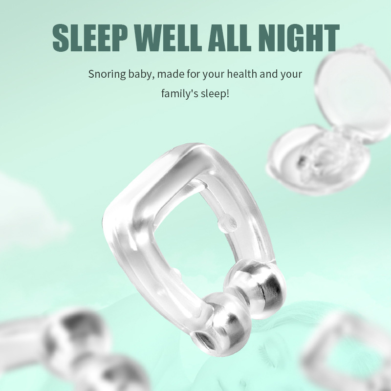 Anti-Snoring Corrector Snore Prevention Gadget Women&#39;s Anti-Snore Device Snore Elimination Nose Clip Men&#39;s Sleep Night_voghion.com