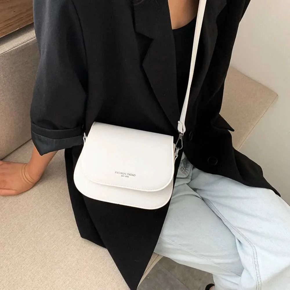 PU kožená dámská taška přes rameno módní jednobarevná mini temperamentní klopová kabelka elegantní dámská crossbody taška psaníčko_voghion.com