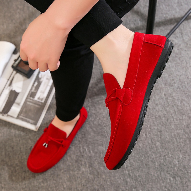 Mocassins de mode populaire pour hommes, chaussures décontractées à tête ronde, chaussures respirantes_voghion.com
