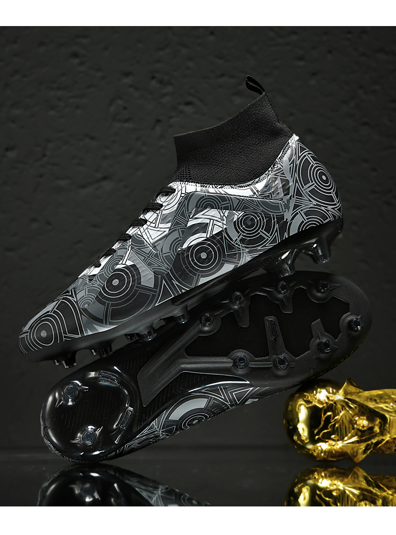 Sapatos de futebol ao ar livre Tênis masculinos Botas de futebol Adolescentes Adultos Crianças Chuteiras Antiderrapantes Ultraleve Unissex Turf Futsal_voghion.com