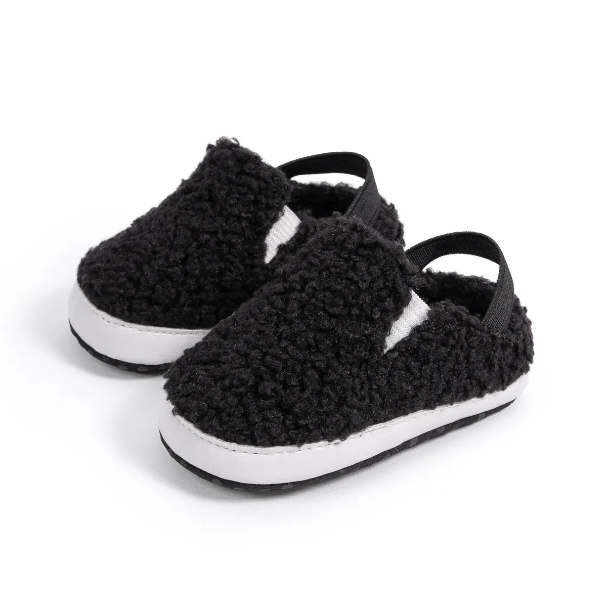 Pantofole neonato morbide in peluche calde per inverno ed interno_voghion.com